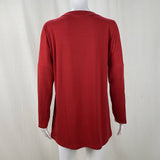 Solid-Color Loose Round-Neck Pocket T-Shirt