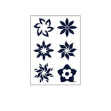 GARDENIA BLUE JUICE TATTOO STICKERS WATERPROOF_CWMM8359