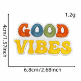 PERSONALIZED COLORFUL ENGLISH EMBROIDERY PATCH_CWMM4029