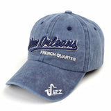 Washed Letter Embroidery Baseball Cap Sun Hat Cwah1132