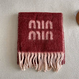 LETTER JACQUARD WOOL BLEND REVERSIBLE SCARF_CWASC2312