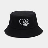 SIMPLE LOVE DOG PAW BUCKET HAT_CWAH1651