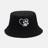 SIMPLE LOVE DOG PAW BUCKET HAT_CWAH1651