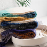 Autumn And Winte Fluffy Plaid Scarf_Cwasc1006