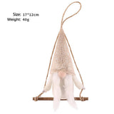 Cute Swinging Faceless Santa Tree Ornament_Cwmm9921