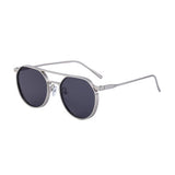 OVAL FRAME SUNGLASSES METALDOUBLE BRIDGESUNGLASSES_CWASG0560