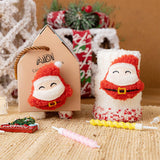PLUSH MIDDLE TUBE CHRISTMAS SOCKS GIFT BOX_CWMS0768