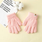 3 6 YEARS OLD CHILDRENS WARM FIVE FINGER GLOVES_CWMM1497