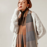ELEGANT PLAID SHAWL WINTER SCARF FOR WOMEN_CWASC0170
