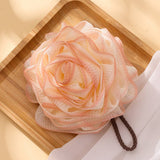 75G BATH BALL ROSE BATH FLOWER BATH BALL BATH POUF_CWMM3338