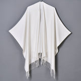 2024 NEW SOLID COLOR TASSEL SPLIT SHAWL_CWASC0962