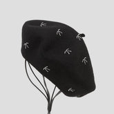 AUTUMN AND WINTER FASHION BOW HOT DIAMOND HAT_CWAH1933