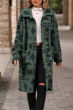 Women Ethnic Style Printed Plush Long Coat_Cwoco0123