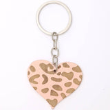 HEART SHAPED WOODEN KEYCHAIN PENDANT_CWMM0586
