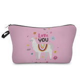 BEST SELLING ALPACA PRINT COSMETIC BAG_CWAB2264