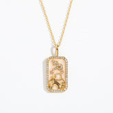 NEW CREATIVE 12 CONSTELLATIONS ZIRCON NECKLACE_CWMM3837