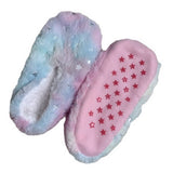 Warm Tie-Dye Star Indoor Soft Bottom Sock Slippers_Cwms1184