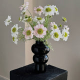 SINGLE STEM 5 HEAD FLOCKED COSMOS DAISY FLOWER_CWMM6573