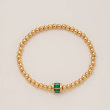 BEAD BIRTHSTONE BRACELET DECEMBER ZIRCON CHARM_CWMM6959