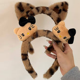 SWEET AND COOL LEOPARD PRINT HEADBAND HAIRPIN_CWAHA4034
