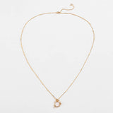 FASHION FLOWER SHELL NECKLACE JEWELRY SET_CWAJE2934