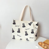 CUTE CARTOON CANVAS TOTE BAG FOR GIRLS LARGE_CWAB5659