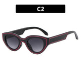 2024 NEW RETRO DOT PAINT CAT EYE SUNGLASSES_CWASG0313