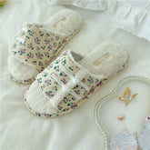 QIPAO BUTTONED WINTER OPEN TOE HOME SLIPPERS_CWMM2988