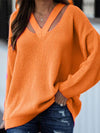 Pullover Temperament Commuter V-Neck Sweater