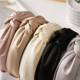 RETRO SATIN KNOTTED HEADBAND_CWAHA0833