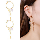 LAVENDER SERIES METAL SMALL PENDANT NECKLACE SET_CWAJE2938