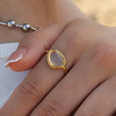 SUMMER FRESH AND SIMPLE FEMALE JELLY LIKE RING_CWAJE1407