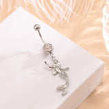 MERMAID BELLY RING HYPOALLERGENIC STAINLESS STEEL_CWMM9317