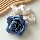 2024 SWEET LARGE ROSE HAIR TIE_CWAHA1366