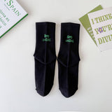 2024 NEW LETTER EMBROIDERY MIDDLE SOCKS_CWMS0918