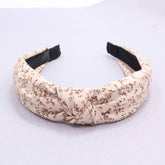SIMPLE PRINT NEW CROSS KNOT HEADBAND_CWAHA1671