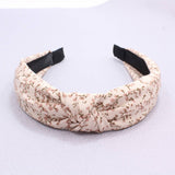 SIMPLE PRINT NEW CROSS KNOT HEADBAND_CWAHA1671
