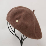 SIMPLE FRENCH BERET WITH LETTER B LOGO_CWAH1938