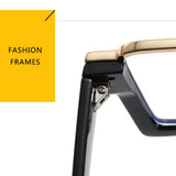 FASHIONABLE SQUARE FLAT GLASSES ANTI BLUE LIGHT_CWASG0317