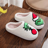 CHRISTMAS GRINCH HOME COTTON SLIPPERS_CWMM3058