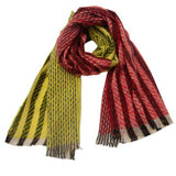 STRIPED JACQUARD SCARF UNISEX WINTER SHAWL_CWASC0866