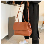 Women Leather Tote Bag Shoulder Bag_Cwab1385