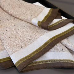 Fresh Herringbone Textured Satin Scarf_Cwasc03314