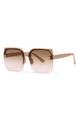 NY LOGO HALF FRAMELESS FASHION SUNGLASSES_CWASG0073