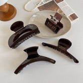 MAILLARD BROWN CLAW CLIP VINTAGE FALL HAIRPIN_CWAHA6006