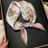 PURE SILK RIBBON SCARF 100 MULBERRY LONG TIE_CWASC0542