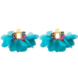 U-Shaped Beaded Tassel Earrings Dopamine Style_Cwmm6167