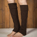 Warm Mid-Length Diamond-Shaped Socks_Cwms0744