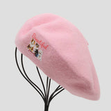 CUTE CARTOON ANIMAL PATTERN BERET_CWAH1925