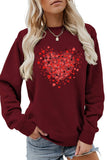Valentine Fun Pattern Long Sleeve Sweatshirt_Cwtstl0971